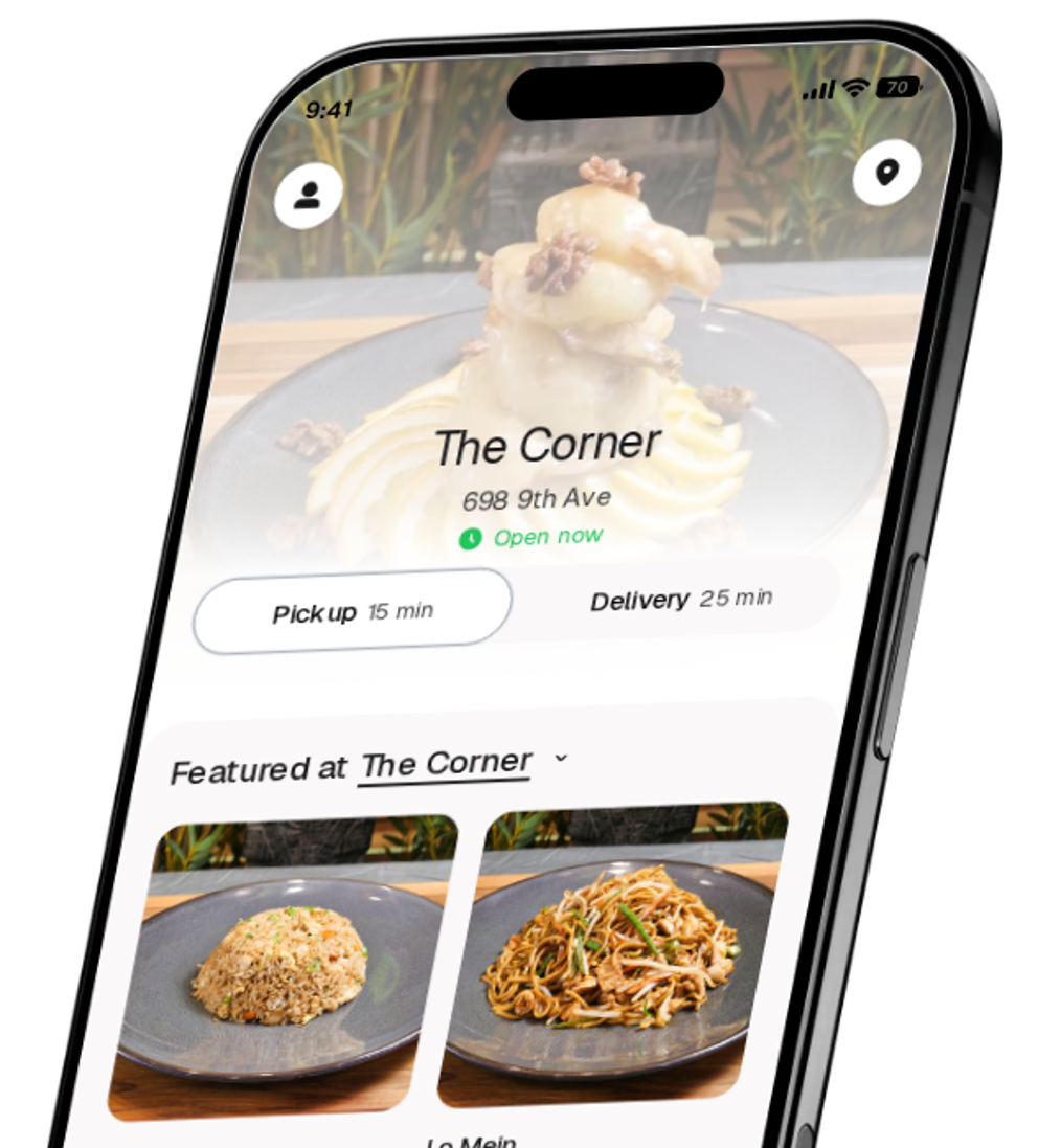 The Corner app preview