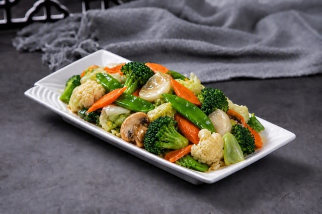 (L) Mixed Vegetables 什锦炒蔬菜.
