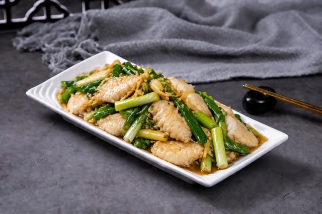 Ginger Scallion Fish Fillet姜葱鱼片.