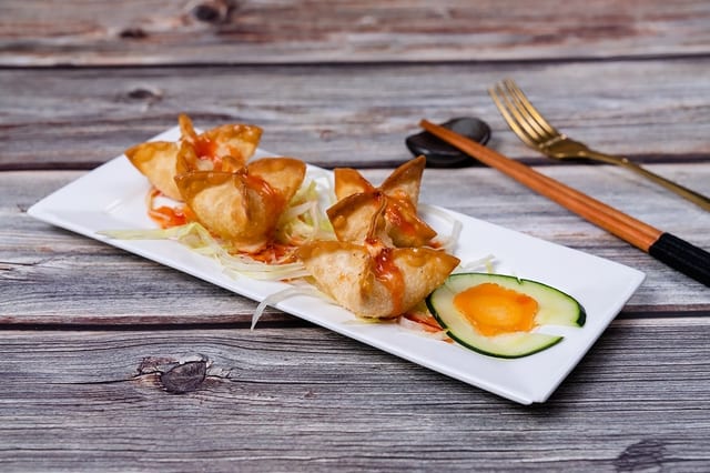 Crab Rangoon (6PC) 芝士蟹脚.